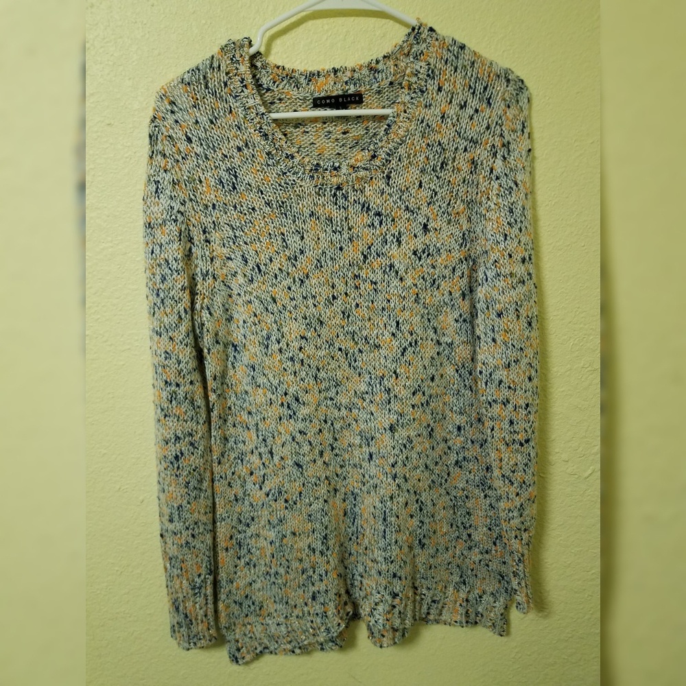 🌻Multicolored Como Black sweater